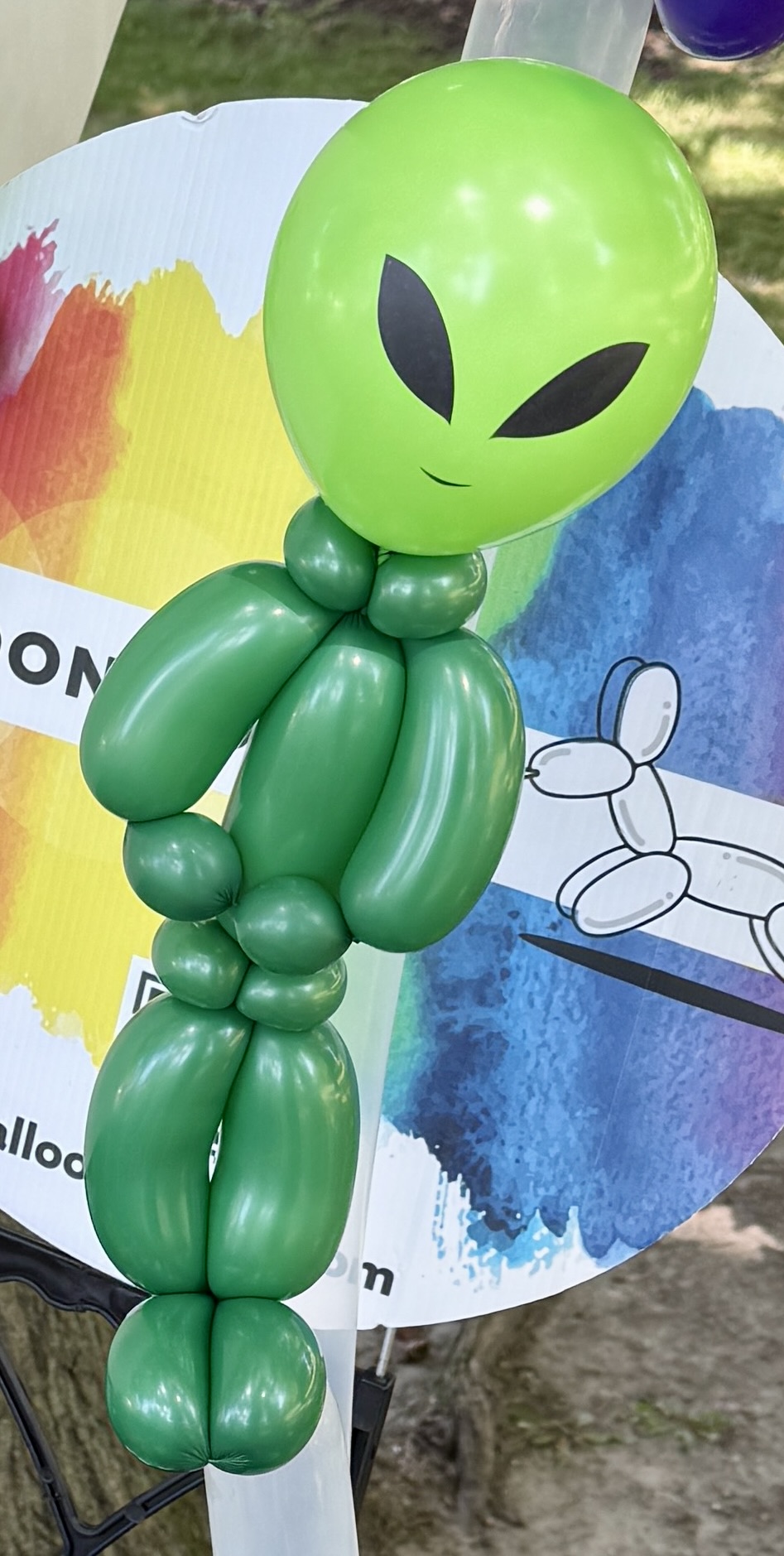 Alien balloon creation